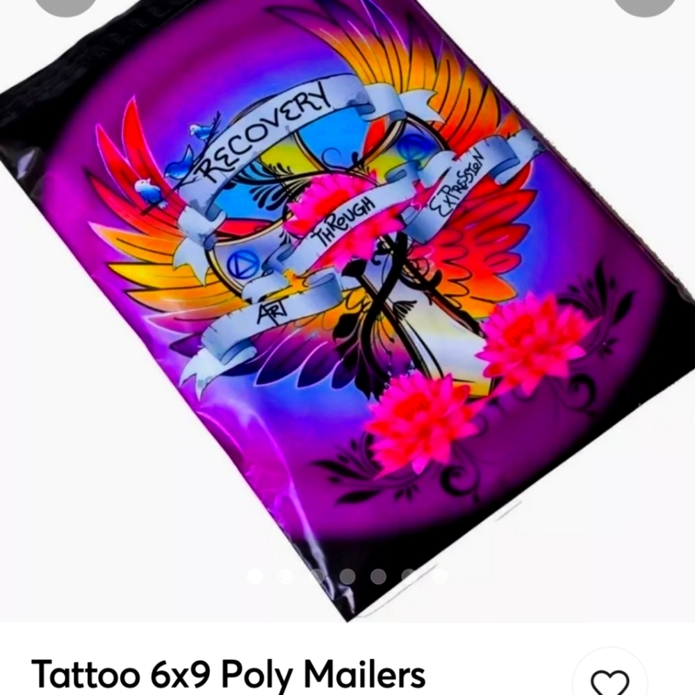 100 6x9 tattoo polymailers